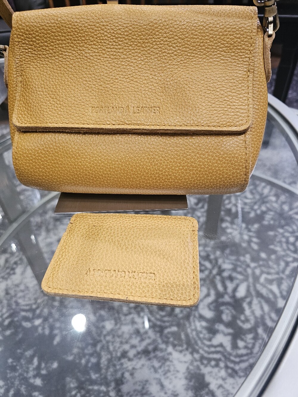 PLG Mini Metro Crossbody - Sunshine Yellow With PLG Stickers and Card Holder